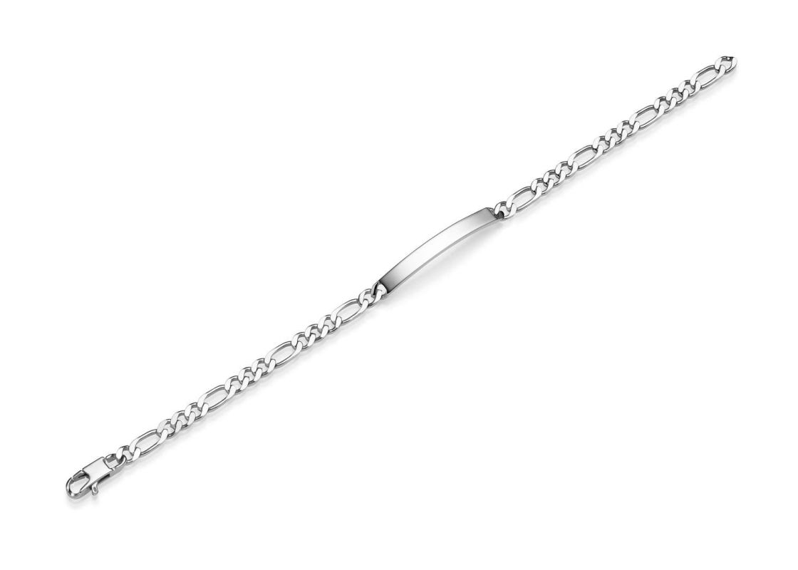 ID- Armband 4,5 mm Figaro