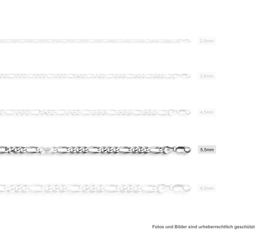 Figaroarmband 5,5 mm / Figaro bracelet