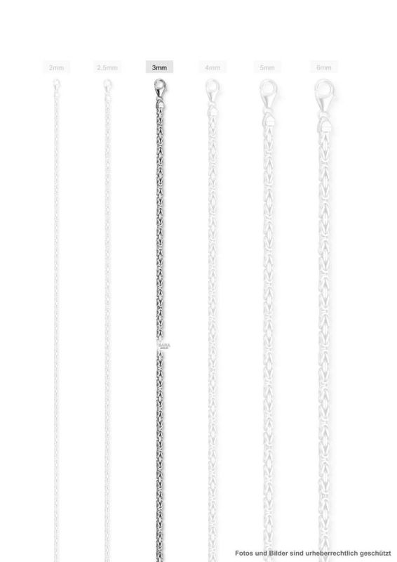 Königskette 3 mm / King's chain
