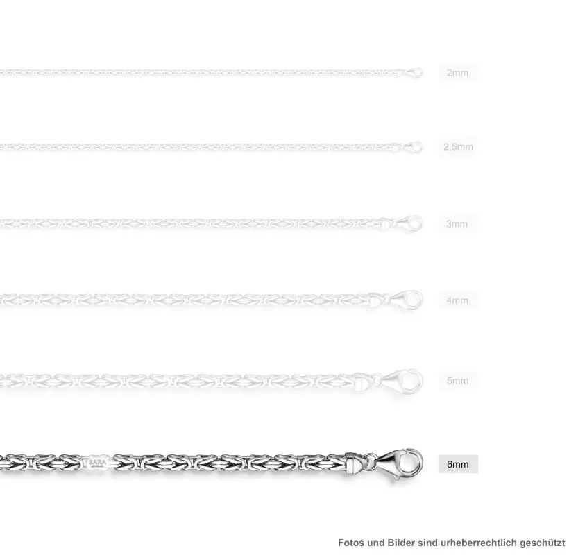 Königsarmband 6 mm (King's chain bracelet)