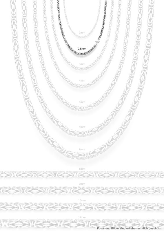 Königskette 2,5 mm / King's chain