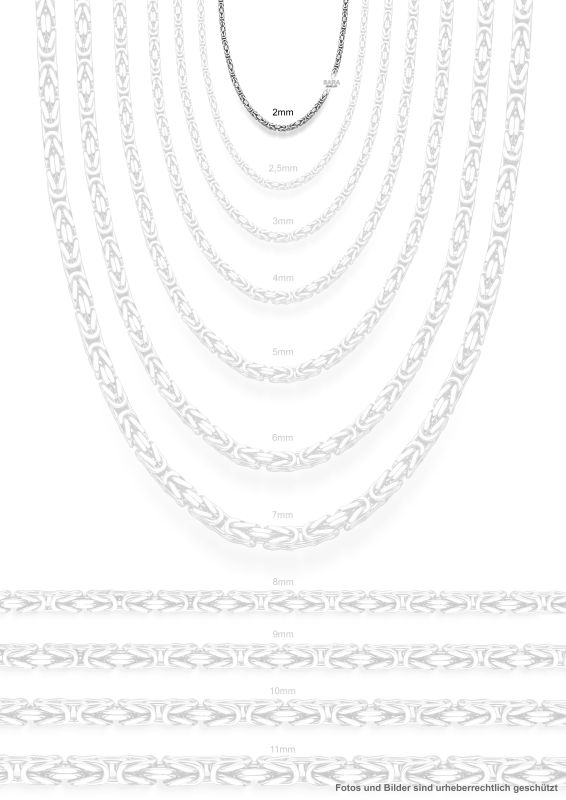 Königskette 2 mm / King's chain