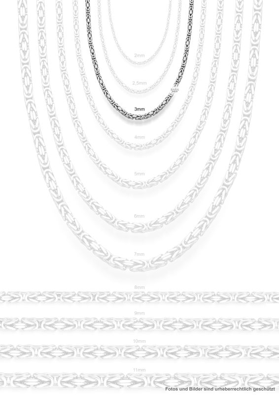 Königskette 3 mm / King's chain