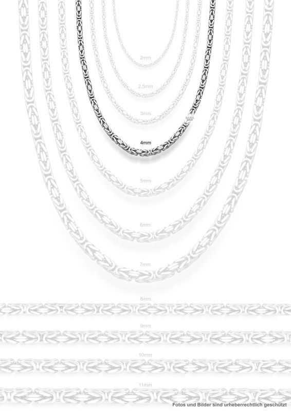 Königskette 4 mm / King's chain