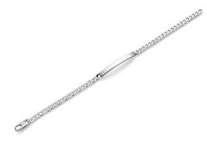 ID- Armband 4,5mm mit Stein