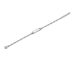 ID- Armband 6 mm Panzer mit Stein (ID- bracelet) - Kopie